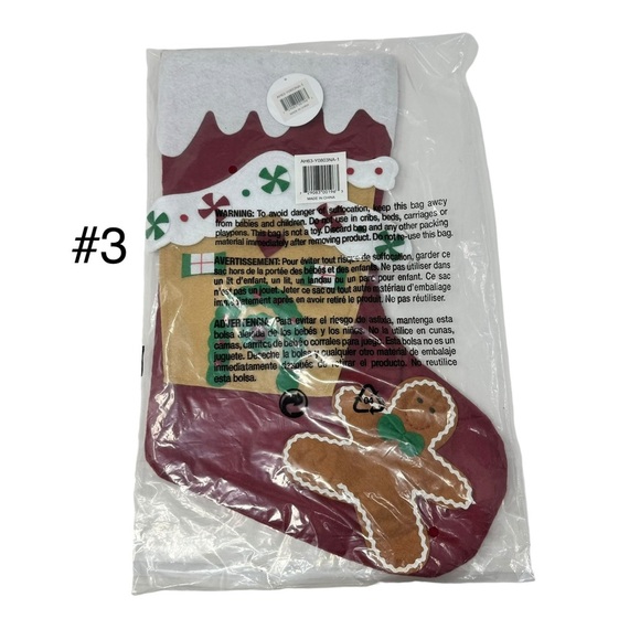 Assorted Christmas Stocking Decorations (See inside for variations) - Picture 3 of 15